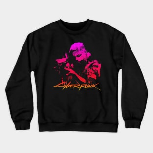 Cyberpunk Abstract Crewneck Sweatshirt